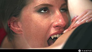 Octavia Red and Sofia Unleash Vampiric Sapphic Passion