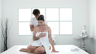 Massage Rooms Chubby big tits Taylee Wood romantic sex