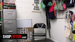 Ultra nice shoplifting misdeed girl orgasms repeatedly while having porn with officer - shoplyfter