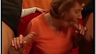 Stepmoms First Gangbang Orgy