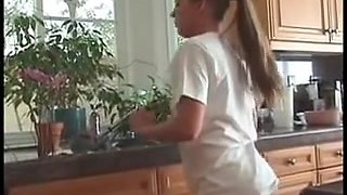 Lovely teen shows her knickers in a teen voyeur video