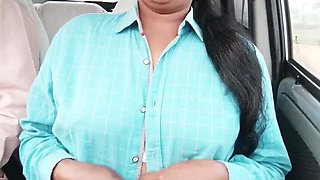 Telugu Step Daughter Dirty Talk in Car Sex Video