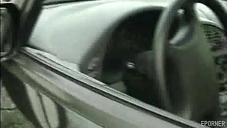 Vintage sex in the car