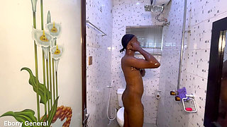 House Boy Pound Madam in the Bathroom Till She Squirts All Over