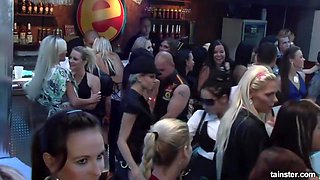 Drunk Sex Orgy With Horny Milf In The Club