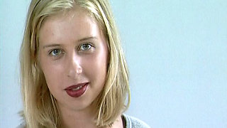 This German Blondie Likes to Show Her Perfect Tits on Casting