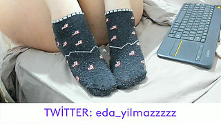 Foot- Foot Fetish- Turkish Foot- Turkish Foot Fetish- Socks- Short Socks- Turkish Porn- Turkish MILF- Turkish Owner