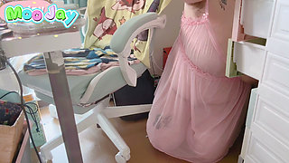 POV Roleplay: Stepsister knows you're peeking at her ass and big tits