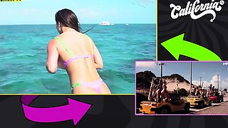 Famous Brazilian actress caught masturbating on the beach