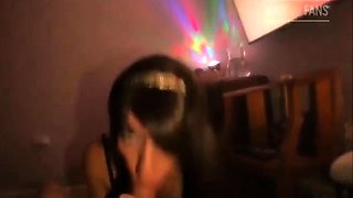 Huge Japan blowjob and handjob POV orgy with a cumshot