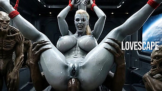 Alien Babe Tries Anal For First Time, Regrets It Instantly