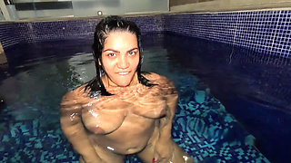 Motel Day with Pool - Loving Dirty Couple Fucking and Laughing