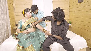 Suhagrat with Step Brother, a Sexy Hardcore Threesome Sex Story