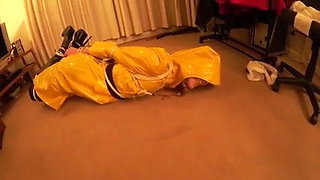 yellow raincoat bound