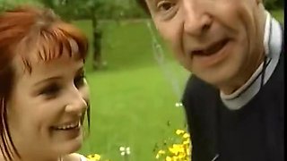 Cute Teen 18+ With Red Hair And Pretty Big Breasts