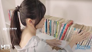Rs026 - Cute Asian Schoolgirl Loves To Kiss After Hot Sex In Library