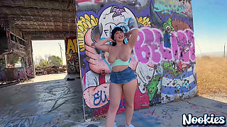 Aleksa Mink Gets Her Gaping Ass Destroyed in Public