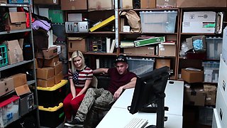 ShopLyfter-Guy Watches While Officer Fucks His Girlfriend