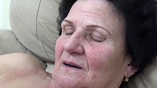 ugly hairy bush 87 years old grandma gets extreme rough fucked by her young strong dick boyfriend