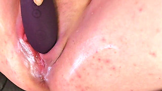 Fucked I Continue to Rub My Cunt with the Horny Fuck Juice