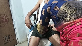 Beautiful Indian Bhabhi Fucked on Office Chair by Neighbour