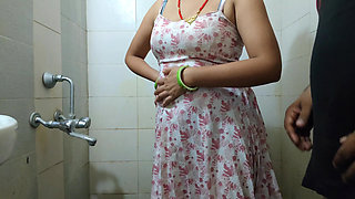 Bhabhi Was Left Great in the Bathroom