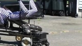 Fetish strapon femdoms cumshot fucking bdsm victim