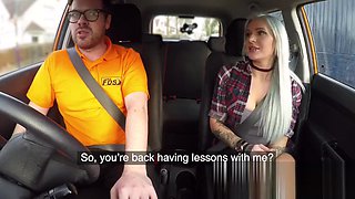 Fake Driving School Anal and sexy toys lesson finale