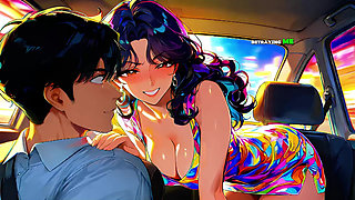 Betrayed 39-year-old Latina Wife Gets Fucked Hard by Taxi Driver on the Road - Ai Animation