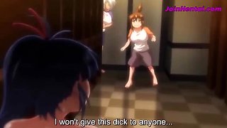 Lucky Redhead Teen Gets Creampied - Uncensored English Anime