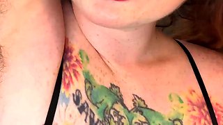 Amateur striptease and Solo masturbation