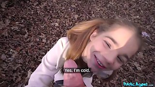 Sabrina Spice: Amateur Teen's Forest Blowjob