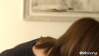 Horny Mature Offers Two Students Hardcore Threesome