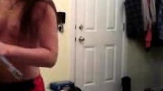 Close up view of a dude jerking off