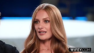 Jessi Rae Redhead Wife Takes Jason Luv's Big Black Cock Deep - Blowjob & Doggystyle Fuck