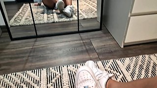 Linsey Dawn solo foot fetish