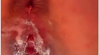 Intense Anal Ride In The Bath: Dildo Fun With A Squirt & Orgasm!