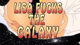 Lisa Ann Fucks the Galaxy in a Big Ass MILF Themed PAWG Laced Interracial Hentai Cartoon