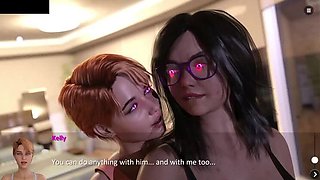 Redhead GF Swaps Cum With Nerdy Friend - Animated 3D Sex Game Playthrough