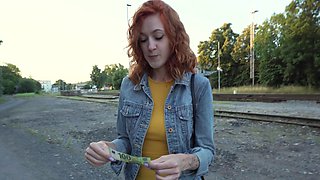 Curly redhead amazes with how naughty she can fuck