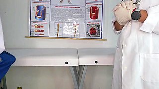 Schoolgirl is seen by the University Nurse.